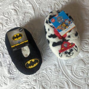 2 Pair Toddler Slippers